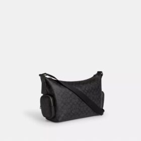 Finn Crossbody Bag with Pockets in Signature Canvas