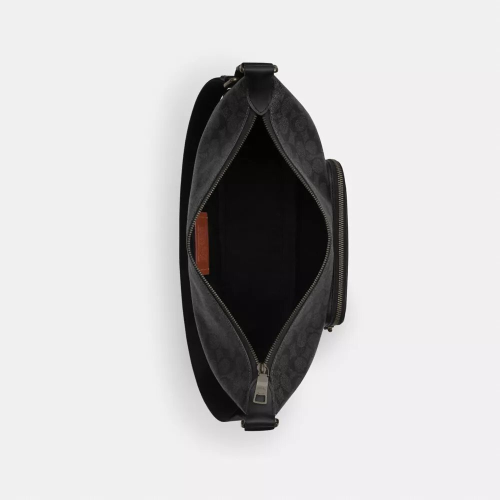 Finn Crossbody Bag with Pockets in Signature Canvas