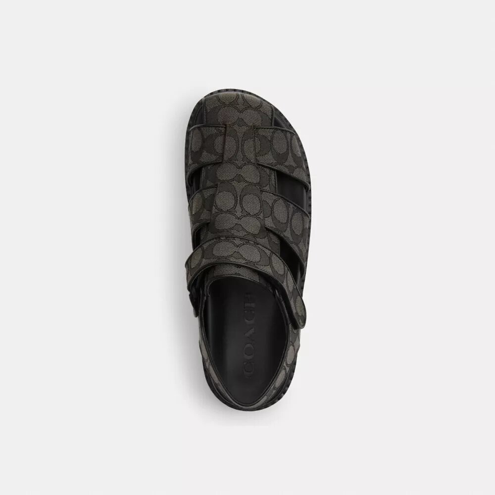 Fisherman Sandal in Signature Jacquard