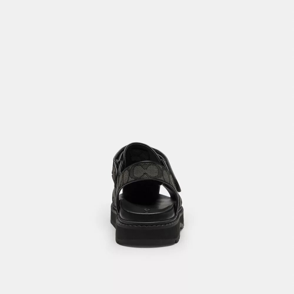 Fisherman Sandal in Signature Jacquard