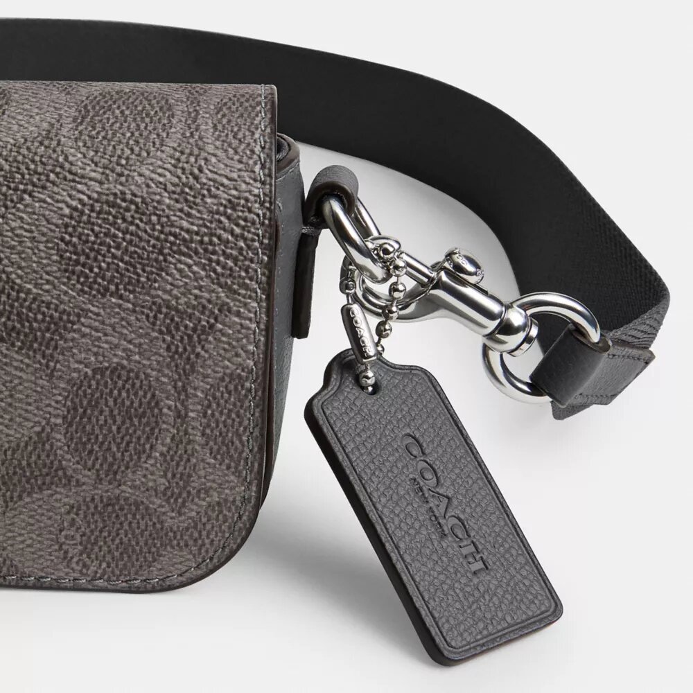 Flap Crossbody Bag in Signature Canvas