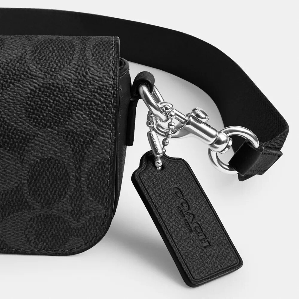 Flap Crossbody Bag in Signature Canvas