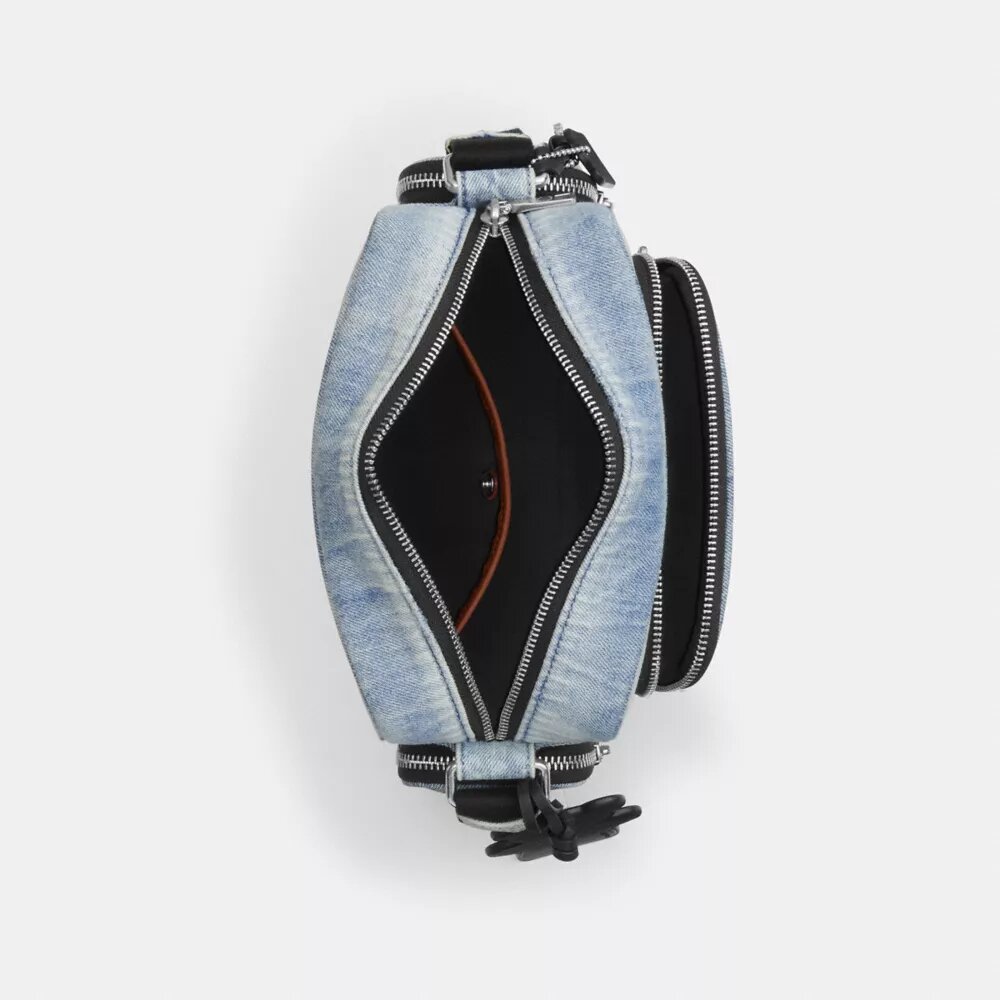Fletcher Crossbody Bag in Loved Signature Denim