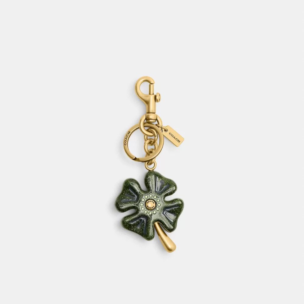 Four Leaf Clover Bag Charm