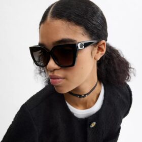 Full Fit Maxi Sculpted C Square Cat Eye Sunglasses