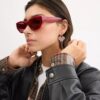 Geometric Cat Eye Sunglasses