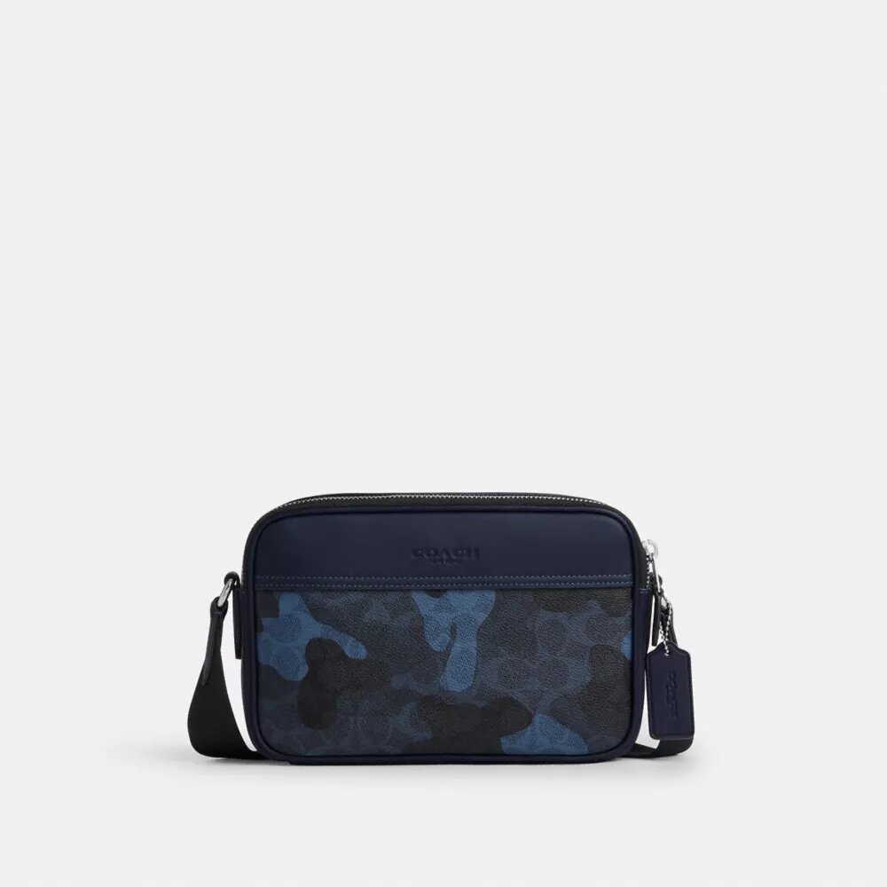 Graham Crossbody Bag in Signature Camo Print
