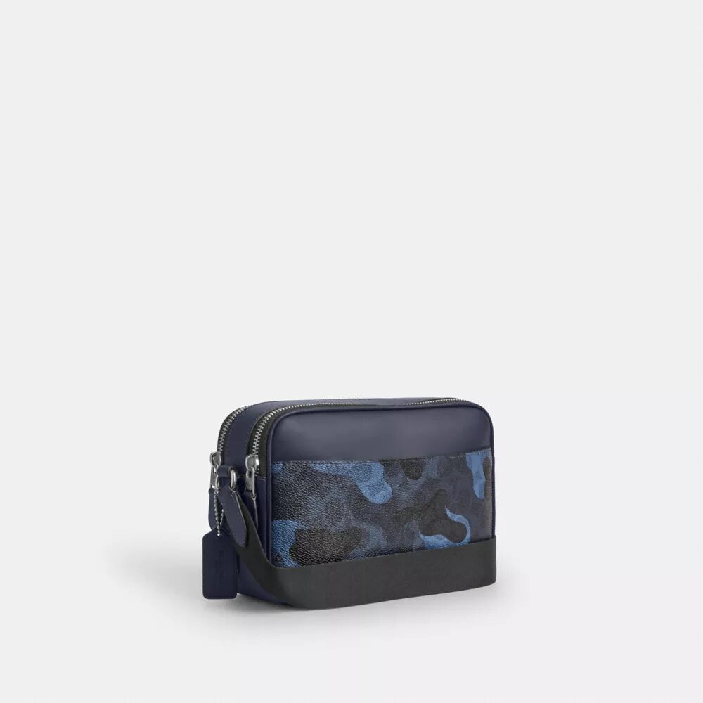Graham Crossbody Bag in Signature Camo Print