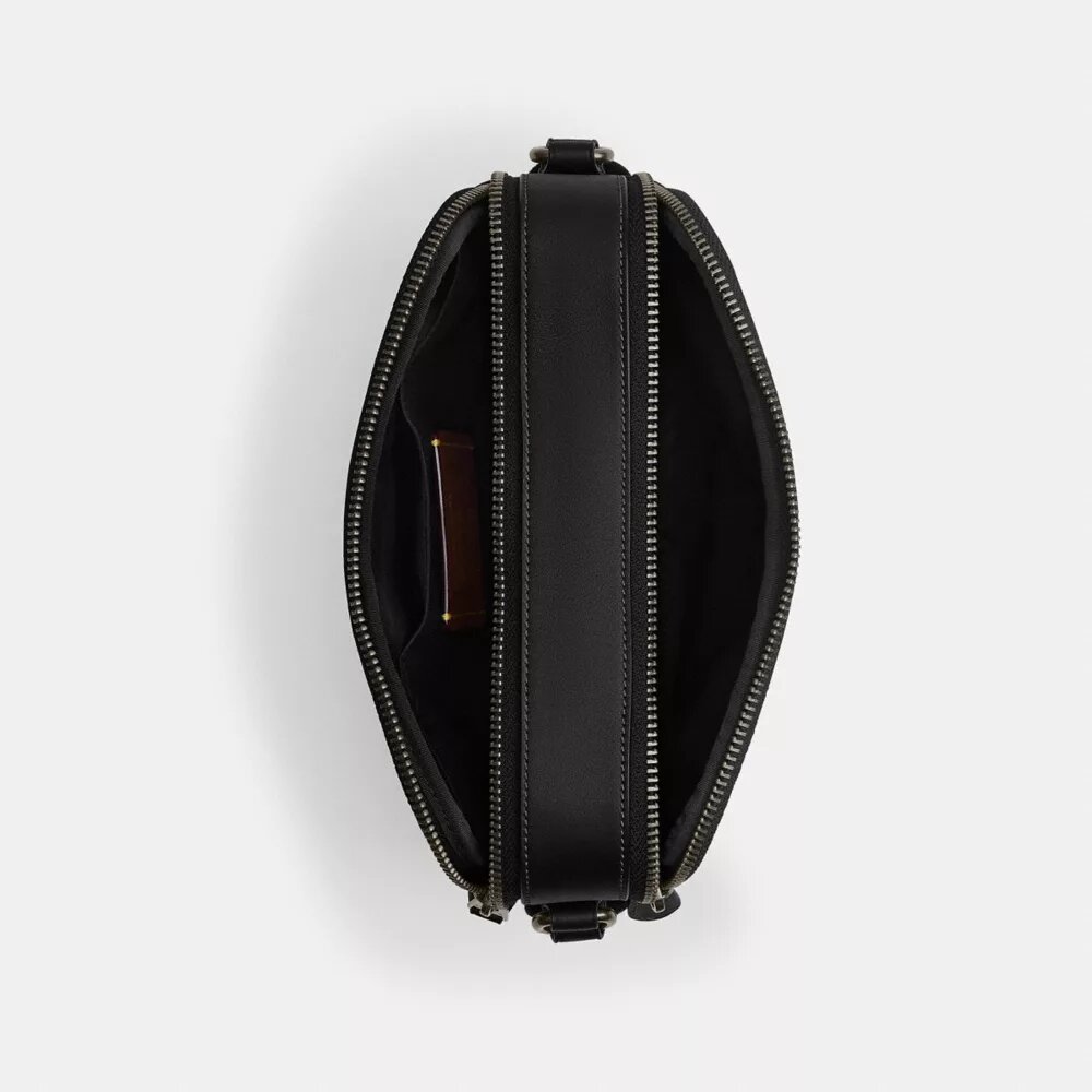 Graham Crossbody Bag in Signature Canvas with Stripes