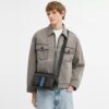Graham Crossbody Bag in Signature Canvas with Varsity Stripe