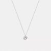 Halo Heart Pendant Necklace