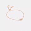 Halo Tea Rose Slider Bracelet
