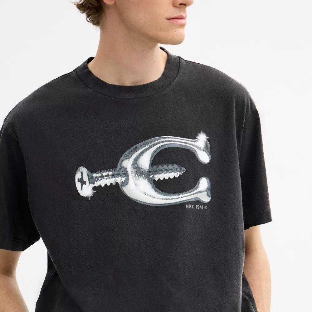 Hardware Relaxed T-Shirt in Organic Cotton
