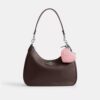 Heart Bag Charm in Signature Leather with Heart Charm