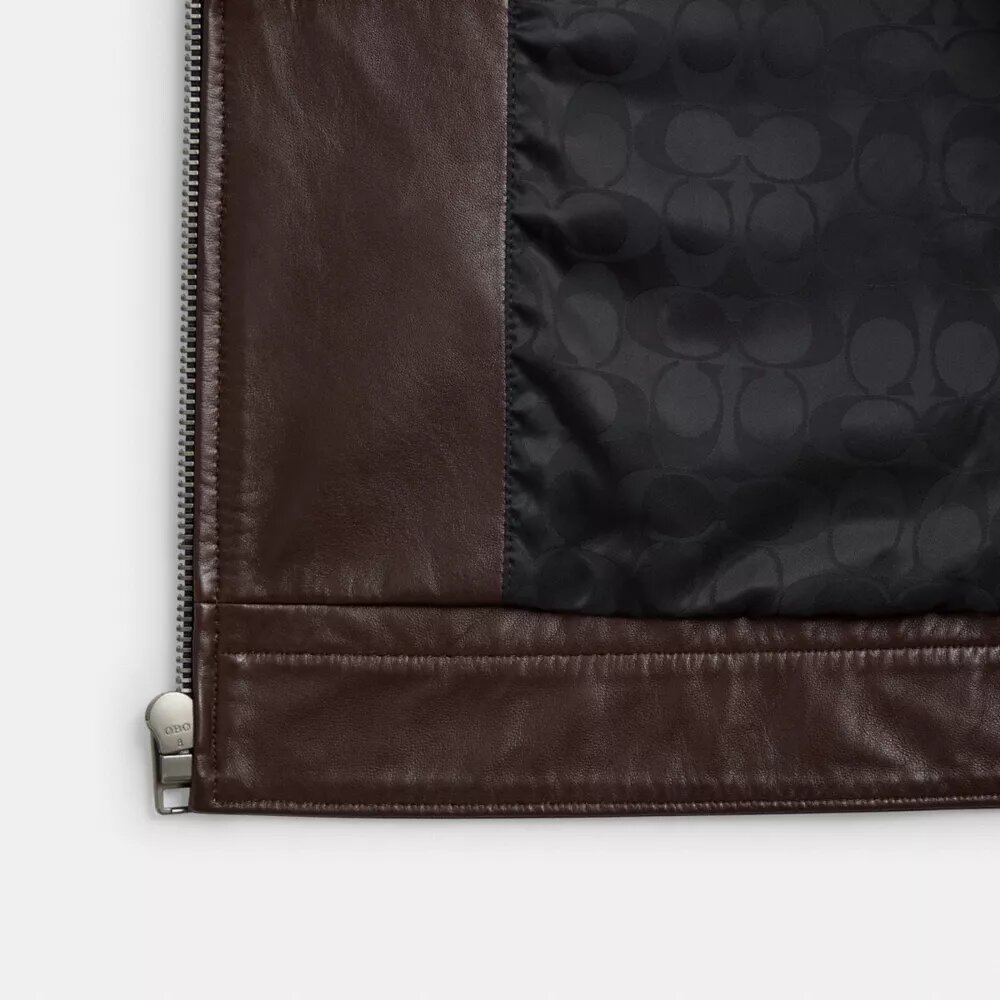 Heritage C Lightweight Leather Jacket