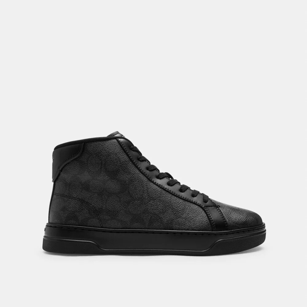 High Line High Top Sneaker in Signature Canvas