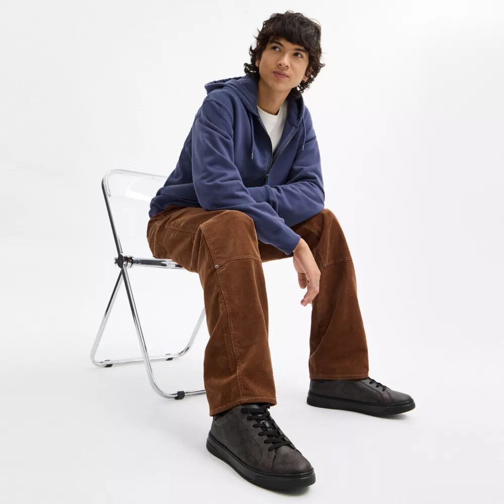 High Line Sneaker in Signature Canvas