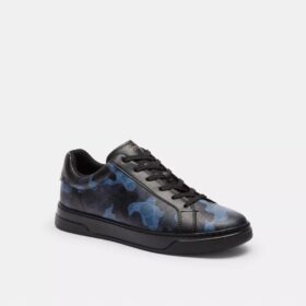 High Line Sneaker in Signature Canvas with Camo Print