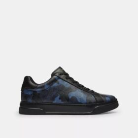 High Line Sneaker in Signature Canvas with Camo Print
