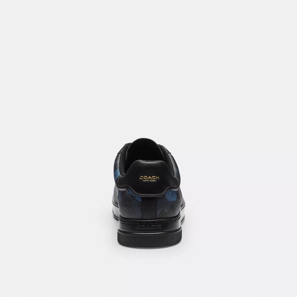 High Line Sneaker in Signature Canvas with Camo Print