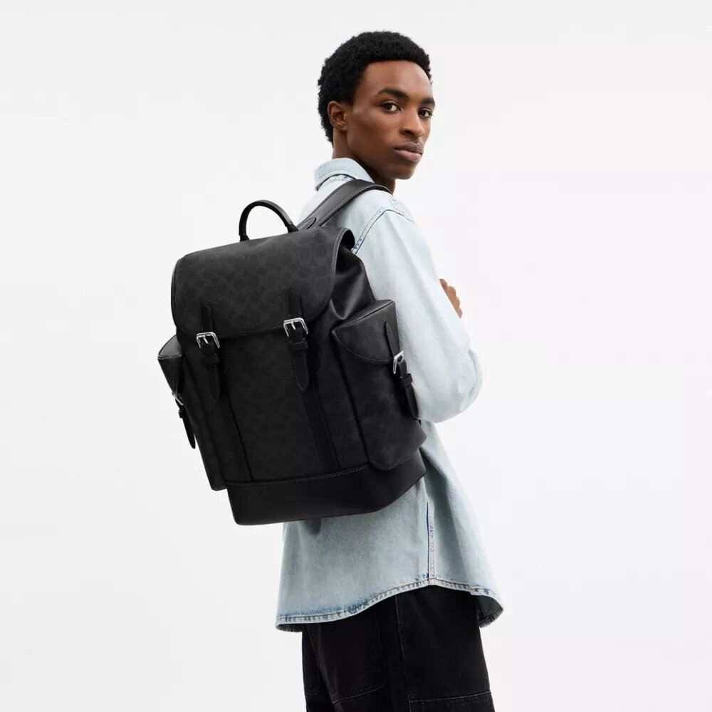 Hitch Backpack in Signature Canvas