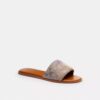 Holly Sandal in Crystal Signature Jacquard