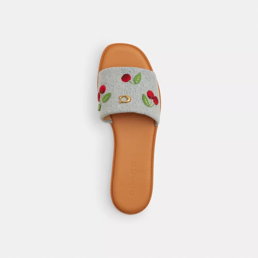 Holly Sandal with Cherries