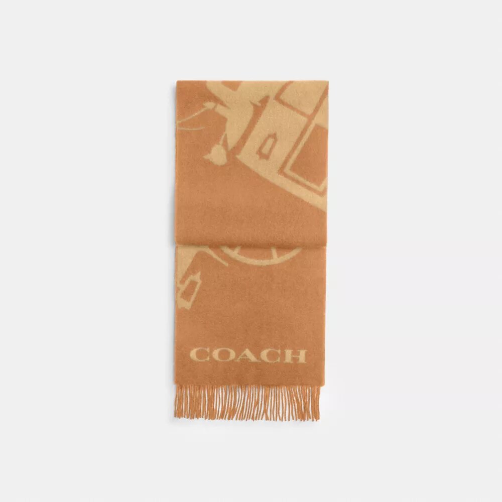 Horse and Carriage Cashmere Muffler