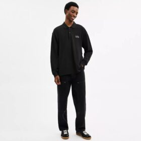 Horse and Carriage Long Sleeve Polo