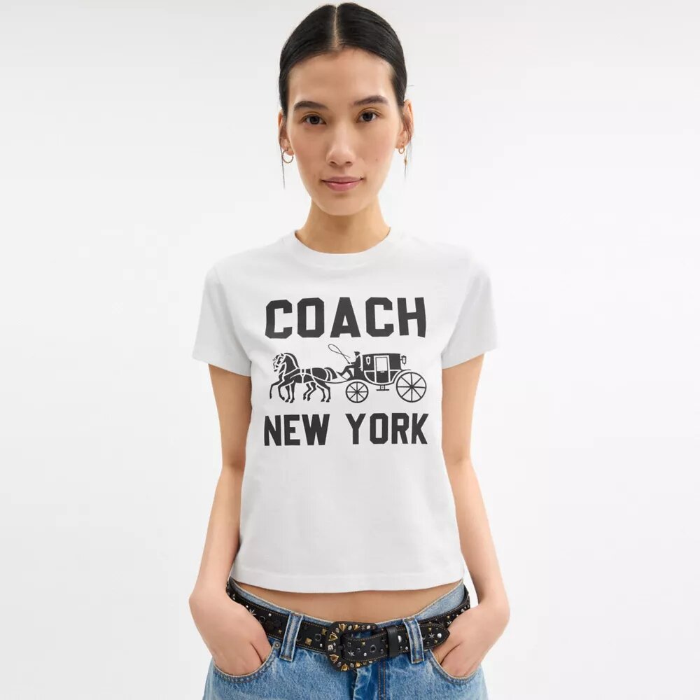 Horse and Carriage T-Shirt in Organic Cotton