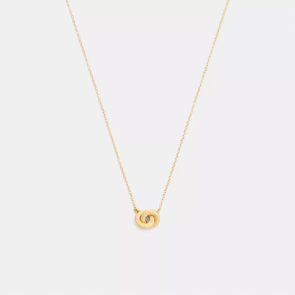 Interlock Pendant Necklace
