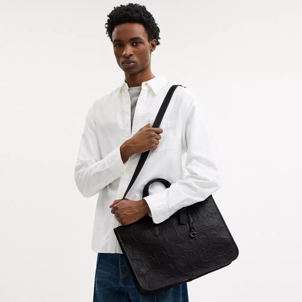 Isaac Workbag in Maxi Signature Leather