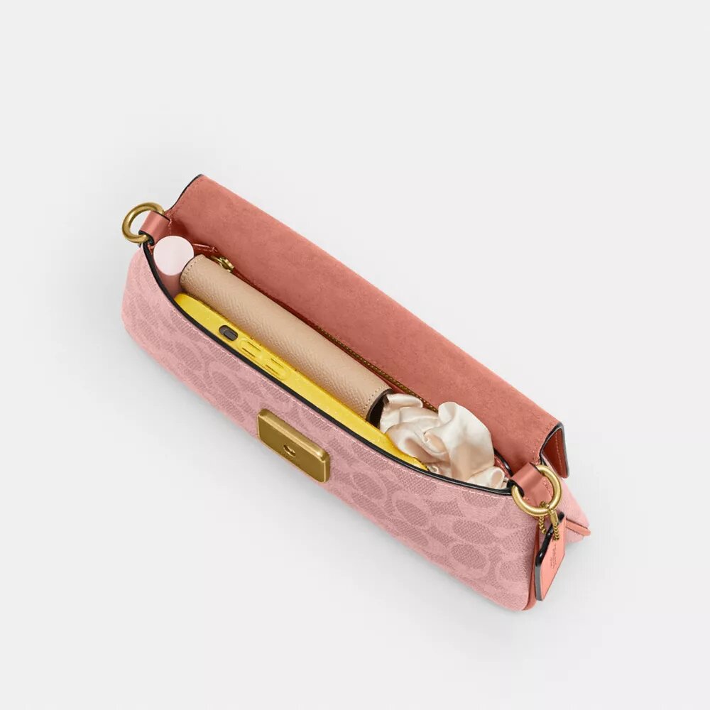 Jet Shoulder Bag in Signature Canvas