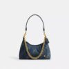 Juliet Shoulder Bag 25 in Regenerative Cotton Denim with Quilting