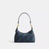 Juliet Shoulder Bag 25 in Regenerative Cotton Denim with Quilting