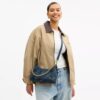Juliet Shoulder Bag 25 in Regenerative Cotton Denim with Quilting