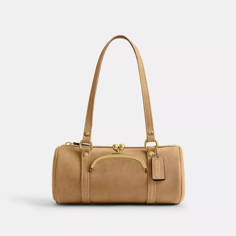 Kisslock Barrel Bag 28