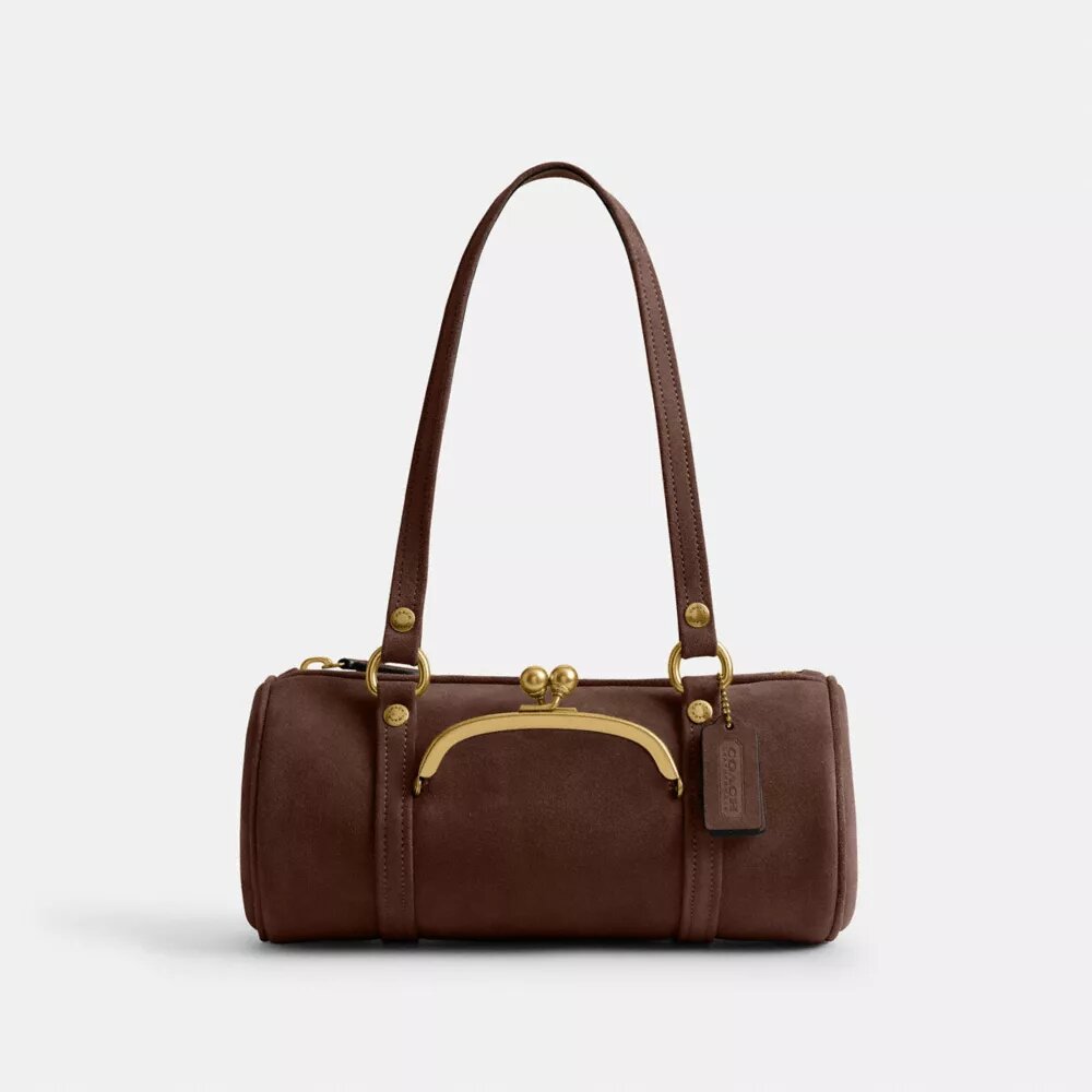 Kisslock Barrel Bag 28