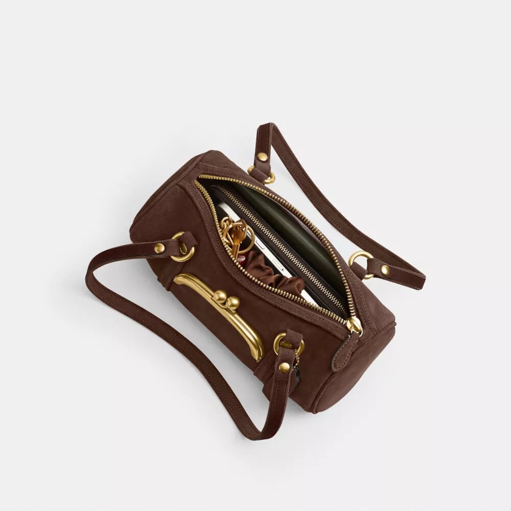 Kisslock Barrel Bag 28