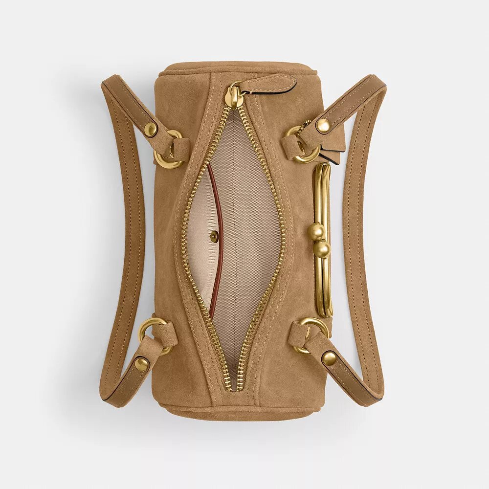 Kisslock Barrel Bag 28
