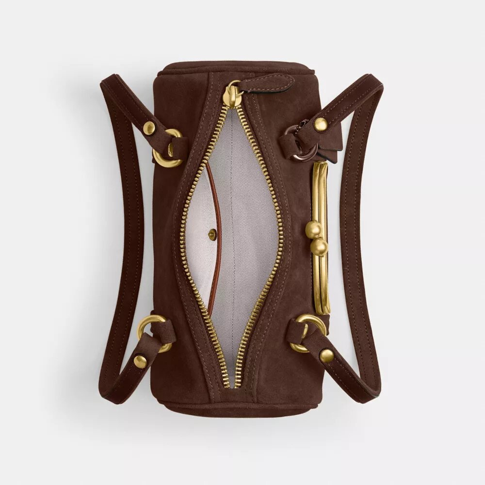 Kisslock Barrel Bag 28