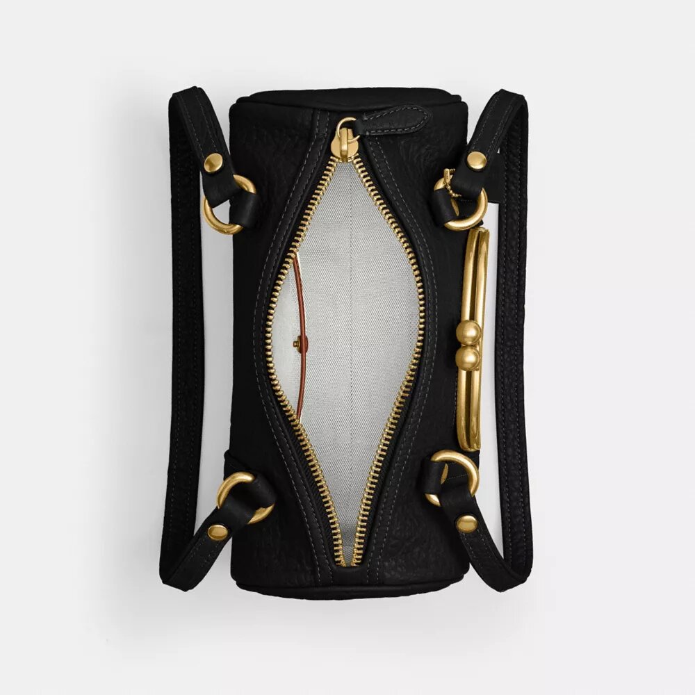 Kisslock Barrel Bag 28