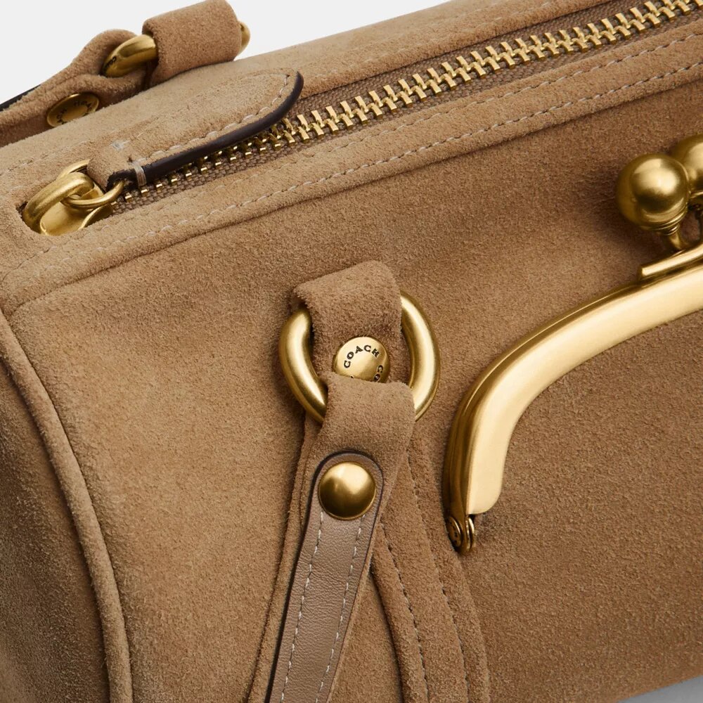Kisslock Barrel Bag 28