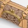 Kisslock Barrel Bag 28 in Signature Jacquard