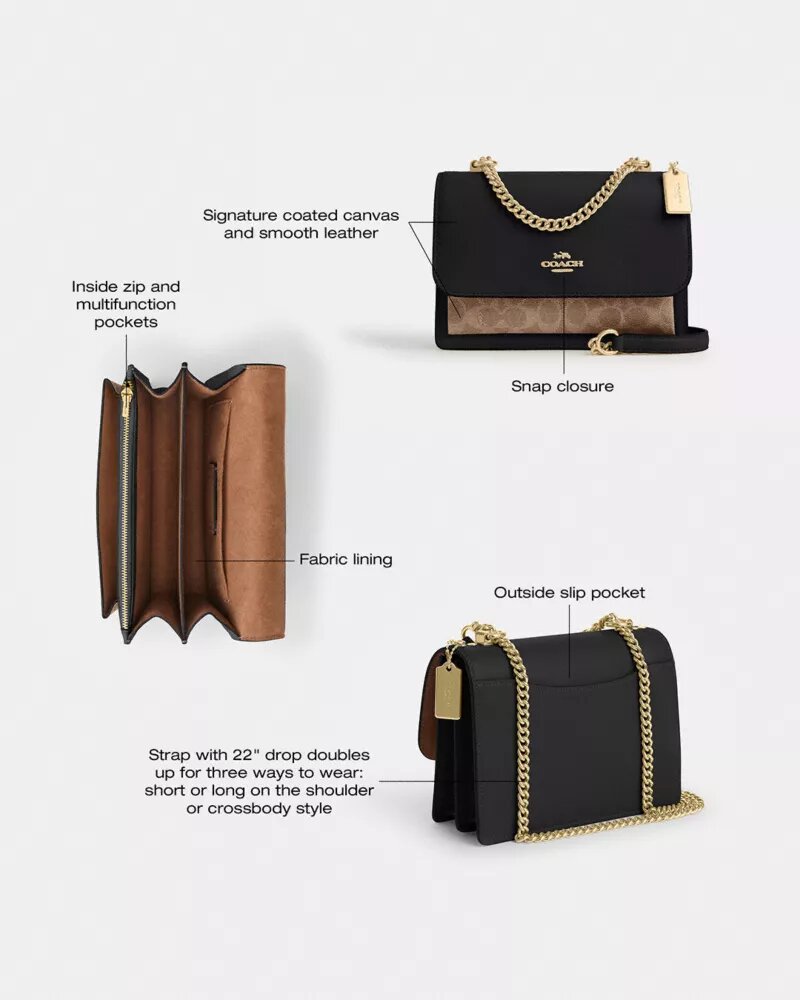 Klare Crossbody Bag in Signature Canvas