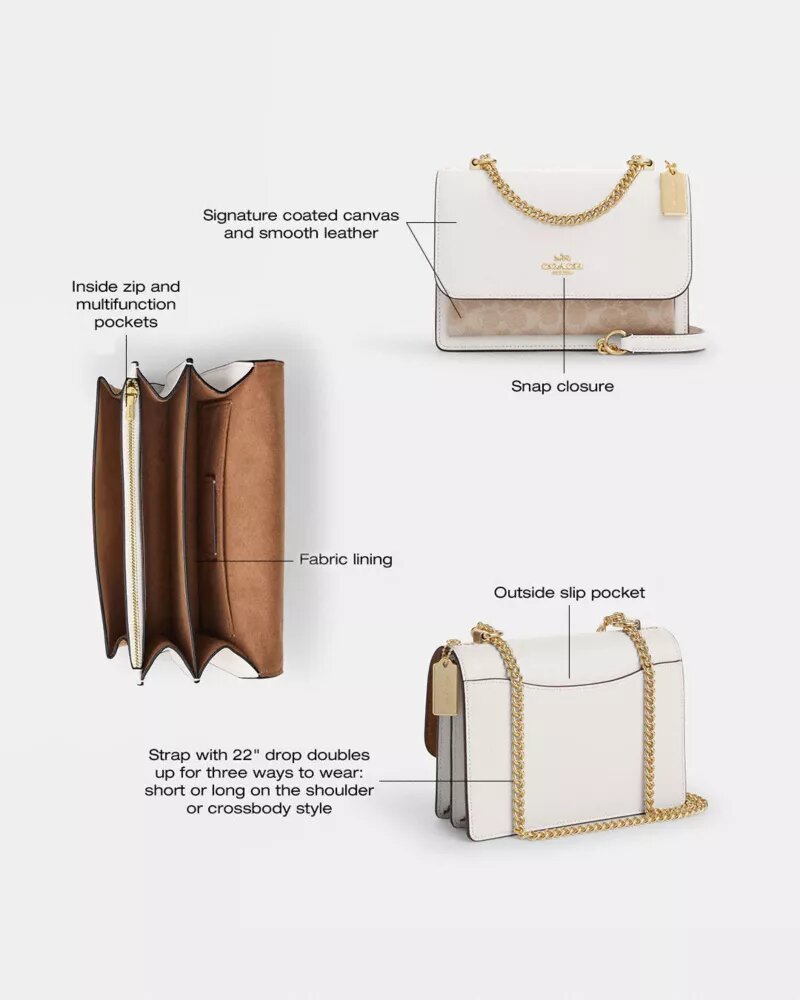 Klare Crossbody Bag in Signature Canvas