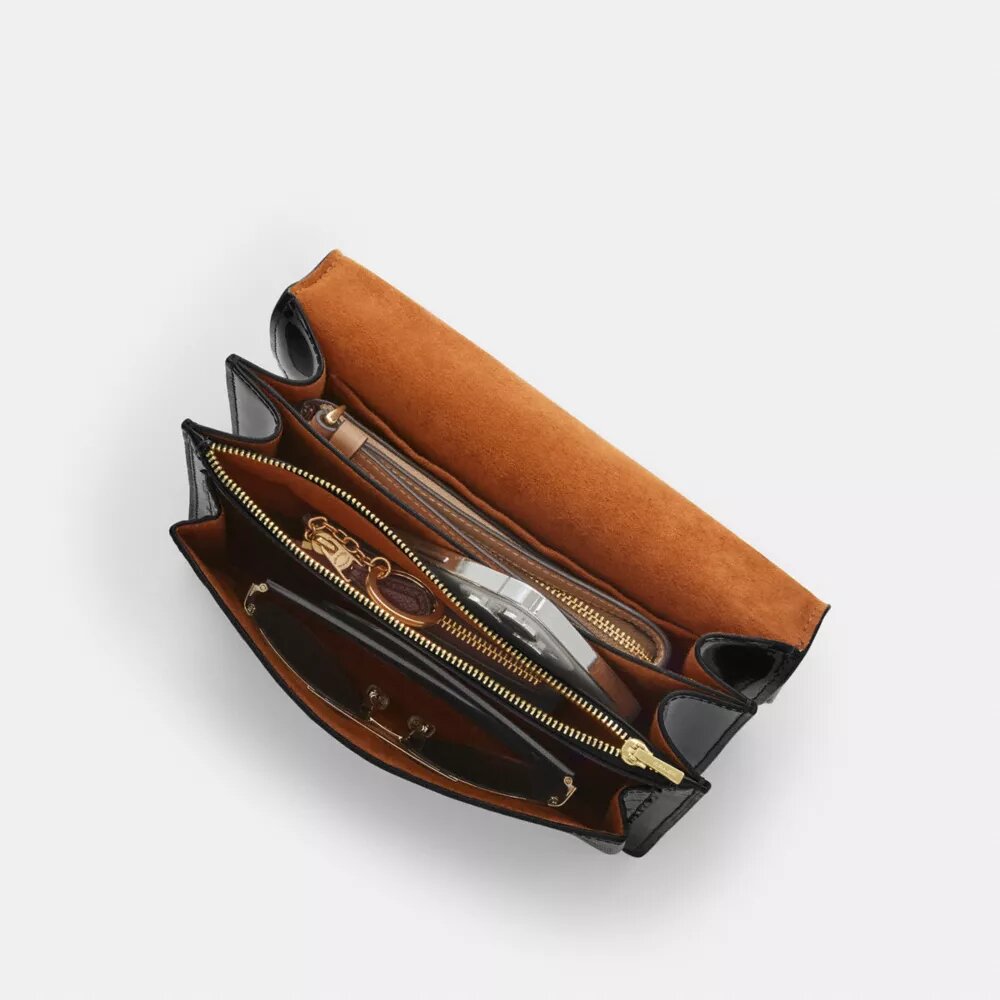 Klare Crossbody Bag in Signature Leather