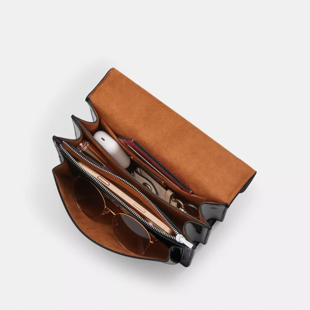 Klare Crossbody Bag in Signature Leather