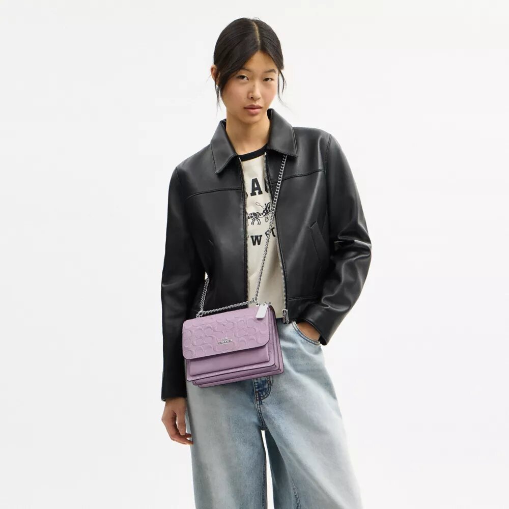 Klare Crossbody Bag in Signature Leather