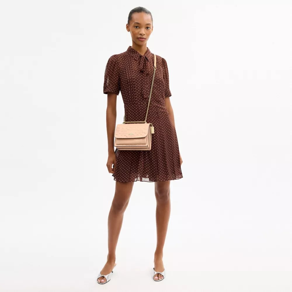 Klare Crossbody Bag in Signature Leather